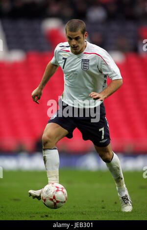 DAVID BENTLEY ENGLAND U21 & BLACKBURN ROVERS WEMBLEY STADIUM LONDON ENGLAND 24 March 2007 Stock Photo