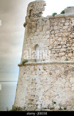 Old tower in Formentera Stock Photo