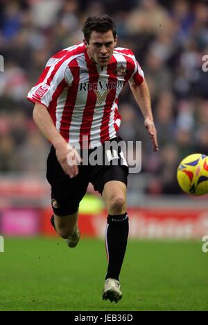 DARYL MURPHY SUNDERLAND FC STADIUM OF LIGHT SUNDERLAND ENGLAND 24 February 2007 Stock Photo