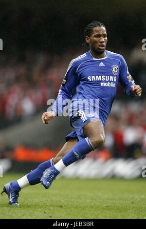 DIDIER DROGBA CHELSEA FC MILLENNIUM STADIUM CARDIFF WALES 27 February ...