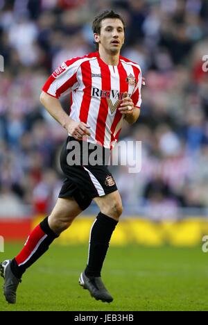 LIAM MILLER SUNDERLAND FC STADIUM OF LIGHT SUNDERLAND ENGLAND 17 February 2007 Stock Photo