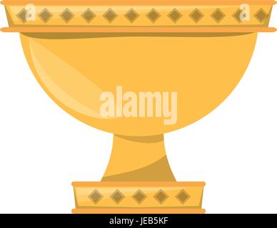 golden chalice isolated Stock Vector