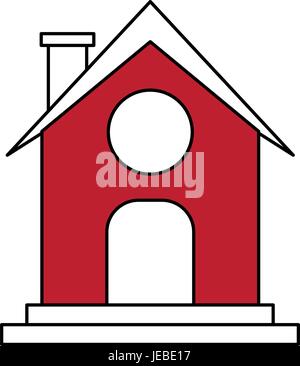 red barn design Stock Vector