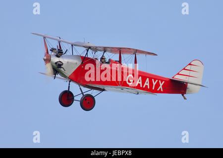 1929 Southern Martlet flying at Old Warden Aerodrome Stock Photo