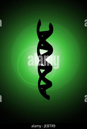 DNA helix, alpha doubles helix, Stock Photo