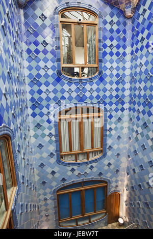 Spain, Barcelona, Casa Batllo, interior view, Stock Photo