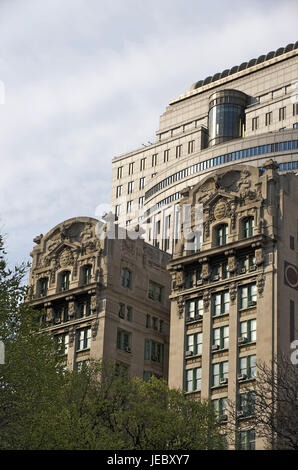 The USA, America, New York, Manhattan, building, Stock Photo