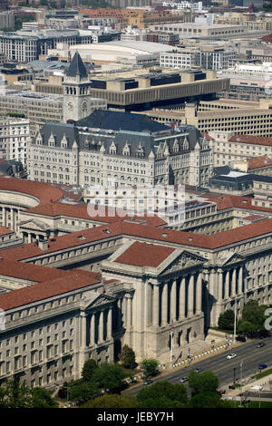 The USA, America, Washington D.C., old post-office building in the Nationwide Mall, Stock Photo