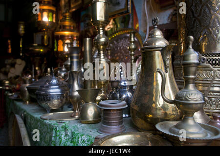 Souvenirs to the sales in the UNESCO-world cultural heritage the kasbah, Old Town of Algiers, capital of Algeria, Africa, Stock Photo