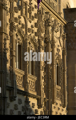 Spain, Andalusia, Baeza, palace Jabalquinto, facade, Stock Photo