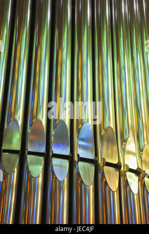 Spain, Barcelona, Sagrada Familia, organ, medium close-up, Stock Photo