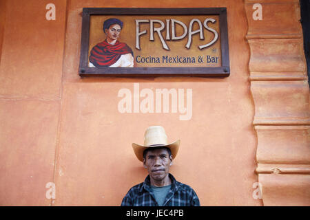 Guatemala, Antigua Guatemala, man, Maya, no model release, Stock Photo