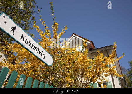 Sign in Murnau, Upper Bavaria, Bavaria, Germany, Stock Photo