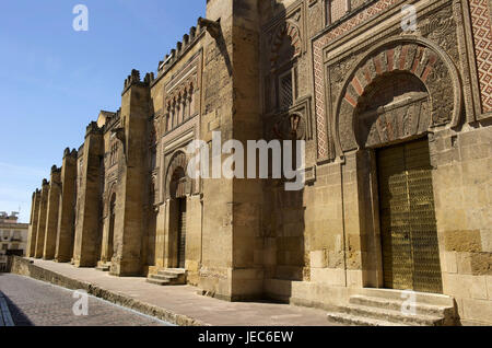 Spain, Andalusia, Cordoba, La Mezquita, plaza del Triunfo, facade, Stock Photo