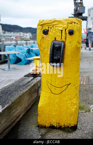 Wellington street art Stock Photo