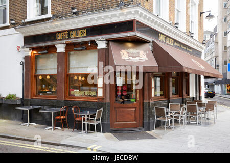 Café Caldesi, London, UK Stock Photo