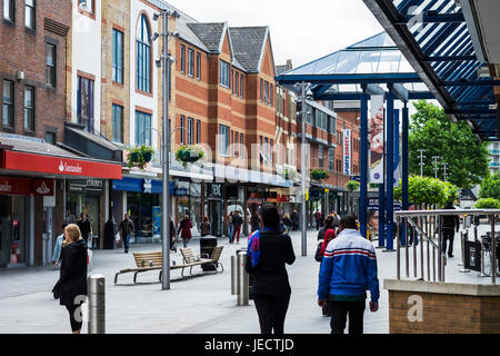 Harrow Town centre, suburban town in North West London, England, U.K. Stock Photo