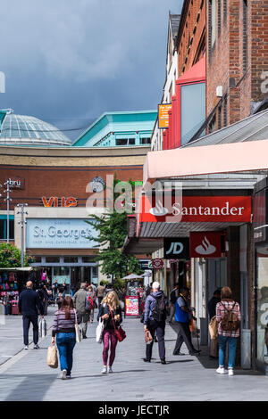 Harrow Town centre, suburban town in North West London, England, U.K. Stock Photo