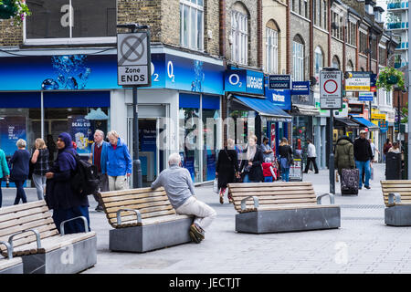 Harrow Town centre, suburban town in North West London, England, U.K. Stock Photo