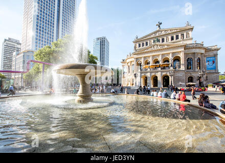 Frankfurt Opera house Stock Photo