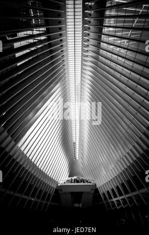 The Oculus, the common name of the structure that houses the Westfield ...