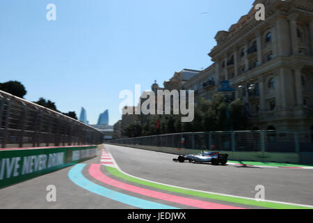 Baku, Azerbaijan. 24th June, 2017. Motorsports: FIA Formula One World Championship 2017, Grand Prix of Europe, 24.06.2017. | usage worldwide Credit: dpa/Alamy Live News Stock Photo