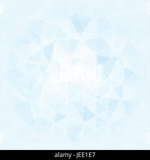abstract poligonal background in blue and white tones,vector Stock Vector