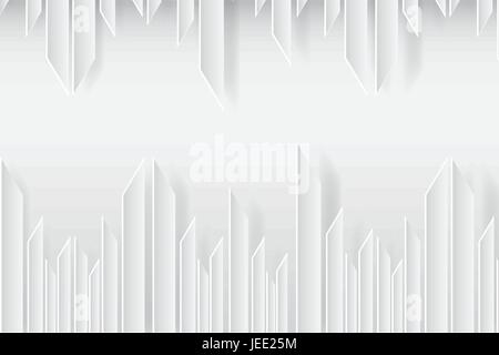 Geometric lines white texture background vector Stock Vector