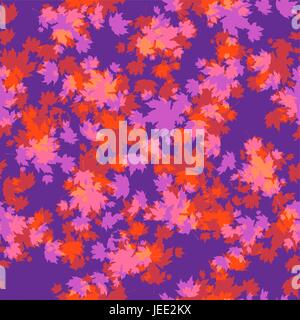 Autumn leaves seamless Stock Vector