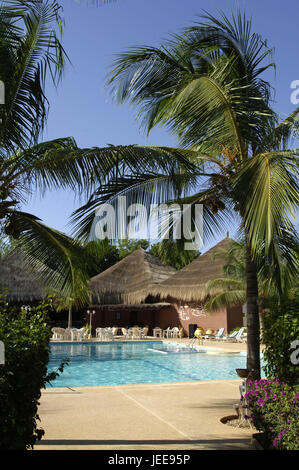 Pool, hotel to Neptune, Saly, Petite Cote, Senegal, Stock Photo