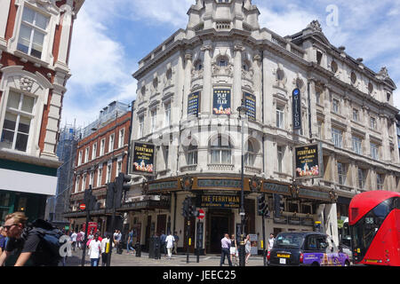A front view of The Gielgud Theatre in Shaftesbury Avenue in London UK