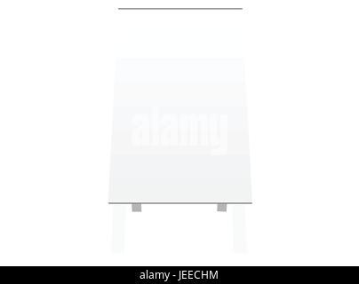 EPS 10 vector illustration of board silhouette on white background Stock Vector
