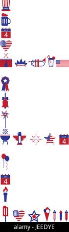 Vector icon for fourth of July Stock Vector