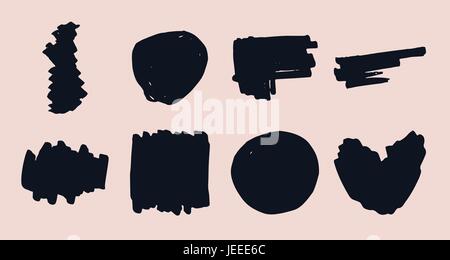 Vector set of hand-drawn doodles Stock Vector