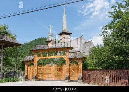 The wooden church of Ieud in Maramures region Stock Photo