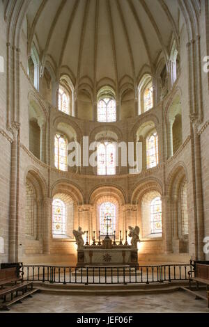 Cerisy Abbey (Abbaye de Cerisy), Cerisy-la-Forêt, Manche, Normandy Stock Photo