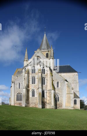 Cerisy Abbey (Abbaye de Cerisy), Cerisy-la-Forêt, Manche, Normandy Stock Photo