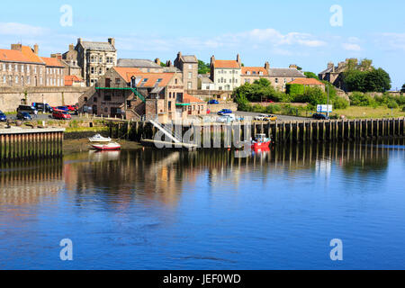 Quay walls, Berwick upon Tweed. Englands most northerly town. Stock Photo