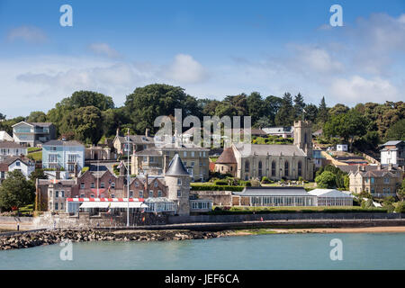 Royal Yacht Squadron in Cowes on the Isle of Wight Stock Photo