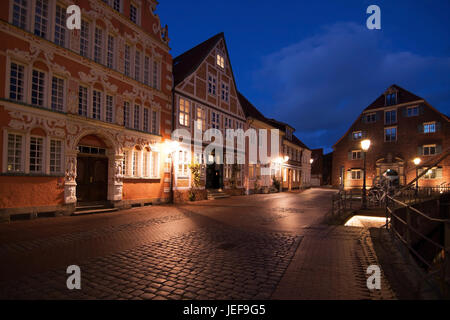 The Hanseatic town Stade is the capital town of the administrative district of the same name in Lower Saxony., Die Hansestadt Stade ist die Kreisstadt Stock Photo