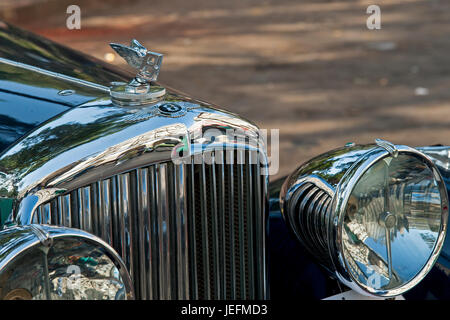 Vintage car in show, MUMBAI Stock Photo