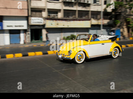 Vintage car in show, MUMBAI Stock Photo