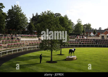 Ascot, UK. 22nd June, 2017,Royal Ascot races , Ladies Day, England Stock Photo