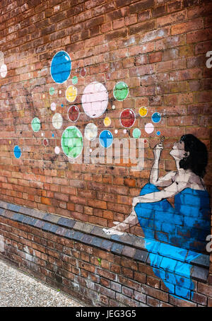 Urban Street Art - Graffiti Stock Photo