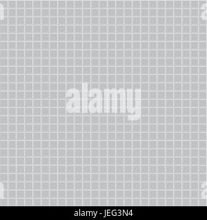 gray square tile texture of wall and floor, tile interior of bathroom, pool, kitchen, vector Stock Vector