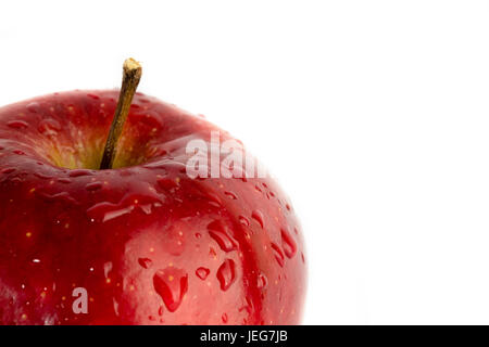 Fresh red apple Stock Photo
