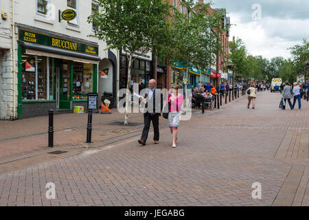 Carlisle, England, UK.  Scotch Street Scene, late afternoon. Stock Photo