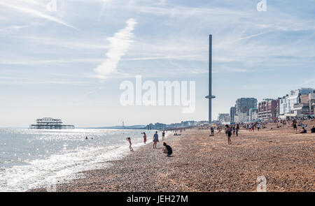 Brighton Nudist beach sign Stock Photo: 56587751 - Alamy