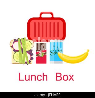 Lunch break isolated cartoon vector illustration. Group of children ...