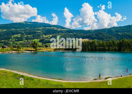 Lac de Passy near Chamonix Mont Blanc, France Stock Photo